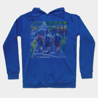 Children going to school Hoodie